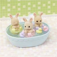 Triplets baby bathtime set Rabbit family - ToyTime