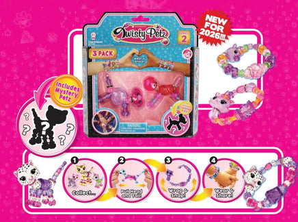 Twisty Pets 3pk series 2 - ToyTime