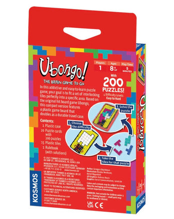 Ubongo The Brain Game To Go - ToyTime