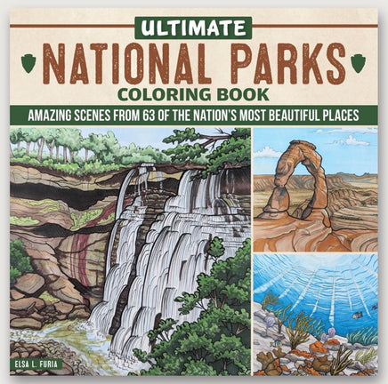 Ultimate National Parks Coloring Book - ToyTime