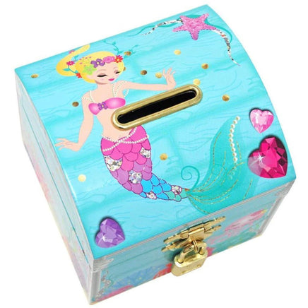 Under The Sea Lockable Mermaid Lock Money Chest - ToyTime