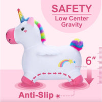 Unicorn Bouncy Pals Horse Plush Hopping Animal Toys - ToyTime