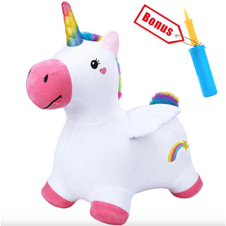 Unicorn Bouncy Pals Horse Plush Hopping Animal Toys - ToyTime