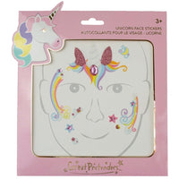 Unicorn Face Stickers - ToyTime