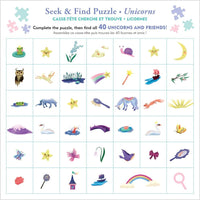 Unicorns seek and find 100pc puzzle - ToyTime