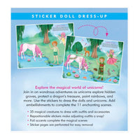 Unicorns Sticker Doll Dress Up Book - ToyTime