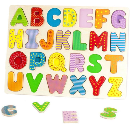 Upper Case Wooden Alphabet Puzzle - ToyTime