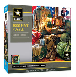 US Army Men of Honor 1000pcs Jigsaw Puzzle with Bonus Poster - ToyTime