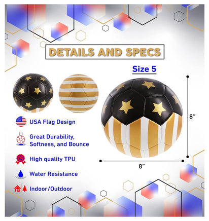 USA Flag Soccer Ball - ToyTime