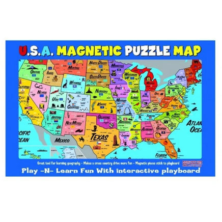 USA Magnetic Puzzle Map - ToyTime