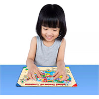 Usa Map Lift & Learn Puzzle - ToyTime