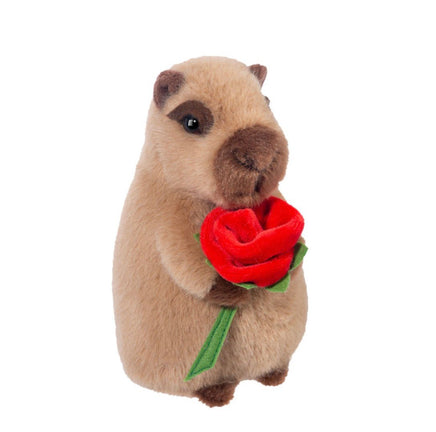 Valentine Capybara with Rose 15919 - ToyTime