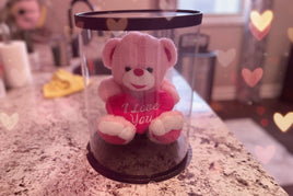 Valentine Teddy Bear in Plastic Canvas - ToyTime