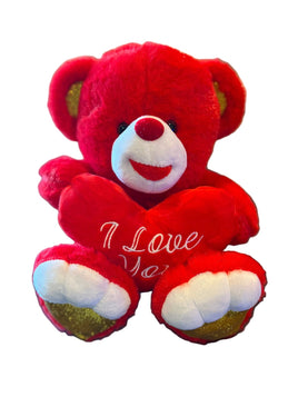 Valentine Teddy Bear with heart - ToyTime