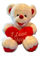 Valentine Teddy Bear with heart - ToyTime