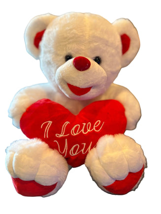 Valentine Teddy Bear with heart - ToyTime