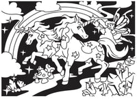 Velvet Coloring Unicorn 60Pc Puzzle - ToyTime