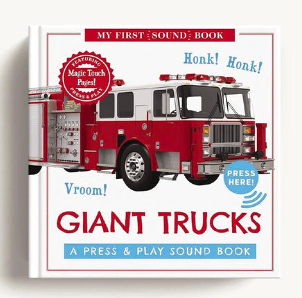 Vroom! Giant Trucks Press & Play Sound book - ToyTime