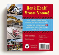 Vroom! Giant Trucks Press & Play Sound book - ToyTime