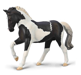 Warmblood Stallion Black Tobiano - ToyTime