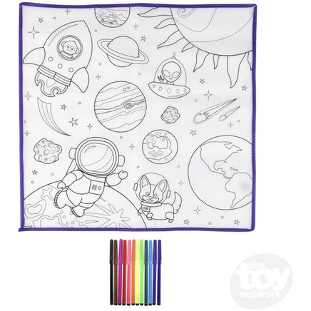 Washable Galaxy Coloring Mat - ToyTime