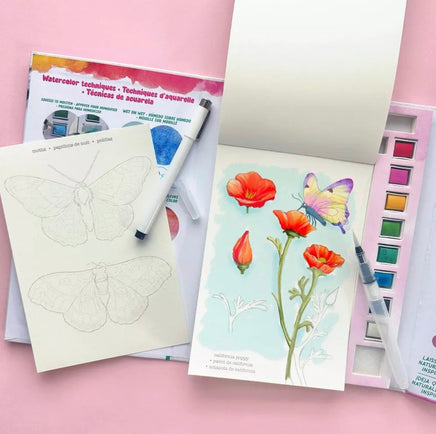 Watercolor Journal Forest Flora Painting Activity Book - ToyTime