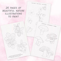 Watercolor Journal Forest Flora Painting Activity Book - ToyTime