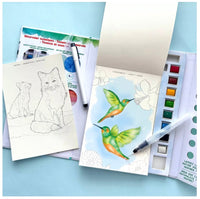 Watercolor Journal Woodland Wildlife Painting Activity Book - ToyTime