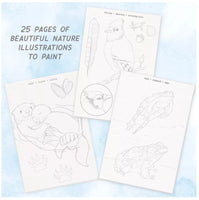 Watercolor Journal Woodland Wildlife Painting Activity Book - ToyTime