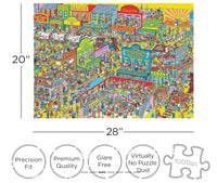 Where's Waldo Wild Wild West 1000pcs - ToyTime