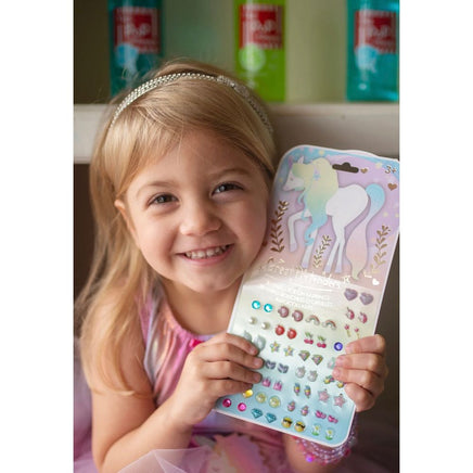 Whimsical Unicorn Sticker Earrings 30 Pairs - ToyTime