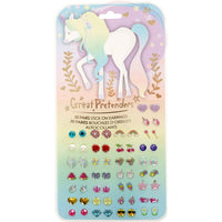 Whimsical Unicorn Sticker Earrings 30 Pairs - ToyTime