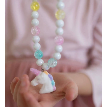 White Unicornnecklace and bracelet set 2 pc - ToyTime