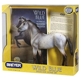 Wild Blue Horse & Book Set by Breyer - ToyTime