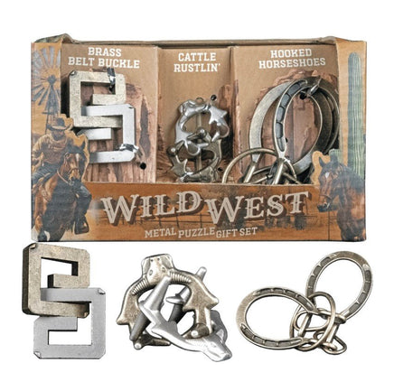 Wild West Metal Puzzle Gift Set - ToyTime