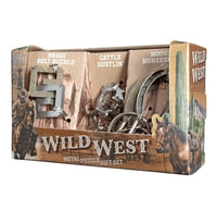 Wild West Metal Puzzle Gift Set - ToyTime