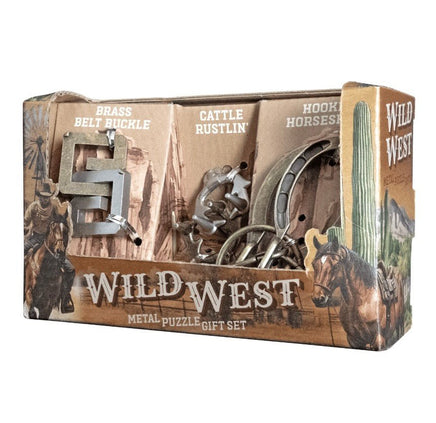 Wild West Metal Puzzle Gift Set - ToyTime