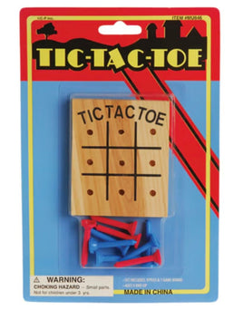 Wood Tic-Tac-Toe Games - Travel Games - ToyTime