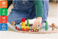 Wooden Little Town Train Adventure Set - ToyTime