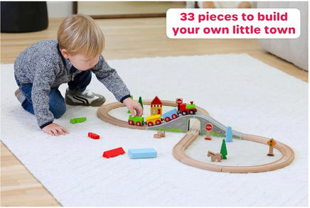 Wooden Little Town Train Adventure Set - ToyTime