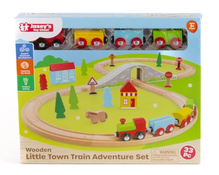 Wooden Little Town Train Adventure Set - ToyTime