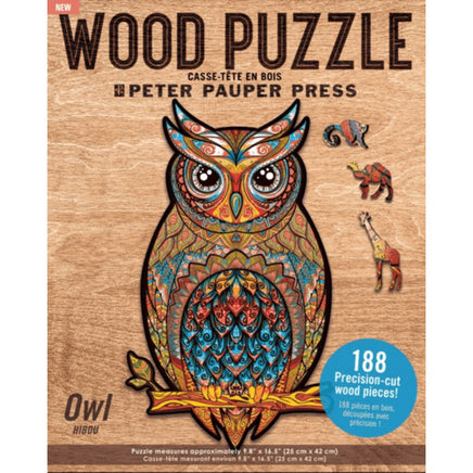 Wooden Puzzle Owl 188 pcs - ToyTime