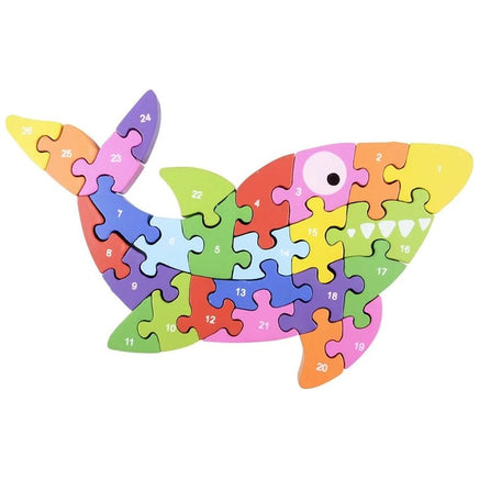 Wooden Shark Puzzle - ToyTime