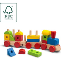 Wooden stack & sounds train - ToyTime