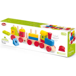 Wooden stack & sounds train - ToyTime