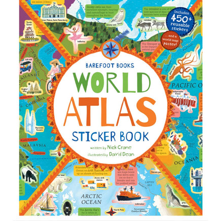 World Atlas Sticker Book - ToyTime