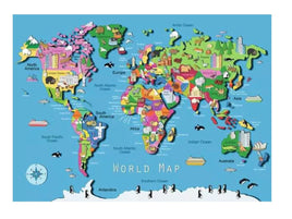 World Map 60pcs Puzzle - ToyTime