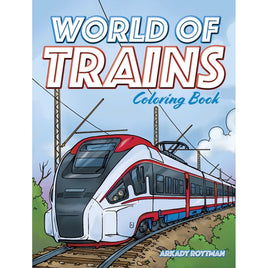 World of Trains Coloring Book - ToyTime