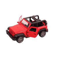 Wrangler car Pull back die - cast metal, door open function 1:32 - ToyTime