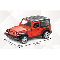 Wrangler Pull back die - cast metal, door open function 1:32 - ToyTime